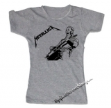 METALLICA - James - šedé dámske tričko