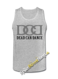DEAD CAN DANCE - Logo Gey Sign - Mens Vest Tank Top - šedé