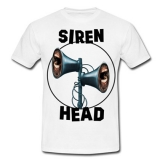 SIREN HEAD - Motive 2 - biele pánske tričko