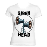 SIREN HEAD - Motive 2 - biele dámske tričko