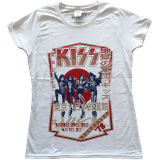 KISS - Destroyer Tour '78 - sivé dámske tričko