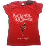 MY CHEMICAL ROMANCE - The Black Parade Cover - červené dámske tričko