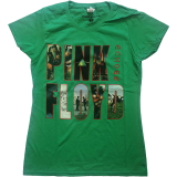 PINK FLOYD - Echoes Album Montage - zelené dámske tričko