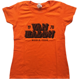 VAN HALEN - World Tour '78 - oranžové dámske tričko