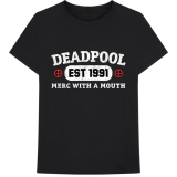 MARVEL COMICS - Deadpool Merc With A Mouth - čierne pánske tričko
