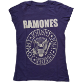 RAMONES - Presidential Seal - fialové dámske tričko