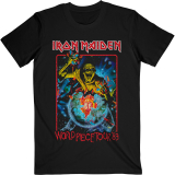 IRON MAIDEN - World Piece Tour '84 V.1 - čierne pánske tričko