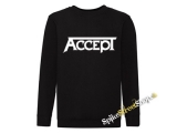 ACCEPT - Logo - čierna detská mikina bez kapuce