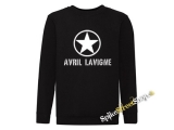 AVRIL LAVIGNE - Logo Punkrock Star - čierna detská mikina bez kapuce