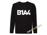 B1A4 - Logo - čierna detská mikina bez kapuce