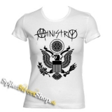 MINISTRY - Eagle Seal - biele dámske tričko
