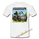 MINECRAFT - New Creeper Horse - biele detské tričko