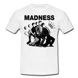 MADNESS - Vintage Band Poster - biele pánske tričko