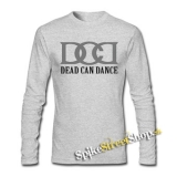 DEAD CAN DANCE - Logo Grey Sign - šedé pánske tričko s dlhými rukávmi