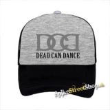 DEAD CAN DANCE - Logo Grey Sign - šedočierna sieťkovaná šiltovka model "Trucker"