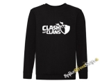 CLASH OF CLANS - Logo - čierna detská mikina bez kapuce