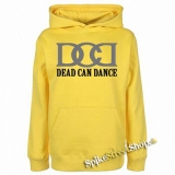 DEAD CAN DANCE - Logo Grey Sign - žltá pánska mikina