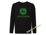 JOHN DEERE - Logo Green - čierna detská mikina bez kapuce