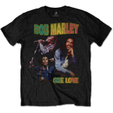 BOB MARLEY - One Love Homage - čierne pánske tričko