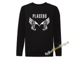 PLACEBO - Wings Logo - čierna detská mikina bez kapuce