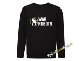 WAR ROBOTS - čierna detská mikina bez kapuce