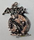 ANTHRAX - Circle Logo - kovový prívesok