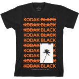 KODAK BLACK - Palm - čierne pánske tričko