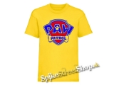 LABKOVÁ PATROLA - Logo - žlté detské tričko