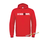 LA CASA DE PAPEL - Logo - červená detská mikina
