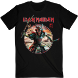 IRON MAIDEN - Senjutsu Eddie Warrior Circle - čierne pánske tričko
