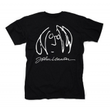 JOHN LENNON - Face & Signature - pánske tričko