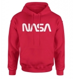 NASA - červená pánska mikina