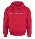SpaceX - červená pánska mikina