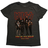 KISS - End of the Road Tour - sivé pánske tričko