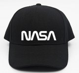 NASA - Logo - čierna šiltovka (-30%=AKCIA)