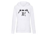 METALLICA - Ninja Logo - biela dámska mikina
