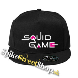 SQUID GAME - Logo Colour Pink - čierna šiltovka model "Snapback"