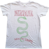 NIRVANA - Serve The Servants - biele pánske tričko