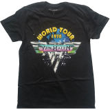 VAN HALEN - World Tour '78 Full Colour - čierne pánske tričko