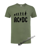 AC/DC - Hardrock Evolution - olivové pánske tričko
