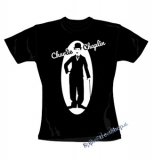 CHARLIE CHAPLIN - Portrait Motive 1 - čierne dámske tričko
