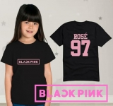 BLACKPINK - Rosé 97 - čierne detské tričko