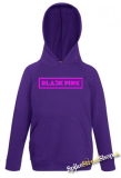 BLACKPINK - Logo - fialová detská mikina