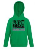 BLACKPINK - Logo & Band - zelená detská mikina