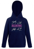 BLACKPINK - Logo & Signature - tmavomodrá detská mikina