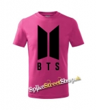 BTS - BANGTAN BOYS - Logo - ružové detské tričko