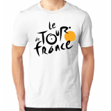 TOUR DE FRANCE - biele pánske tričko