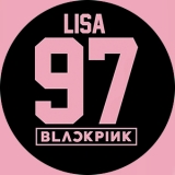 BLACKPINK - LISA 97 - okrúhla podložka pod pohár