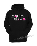 SQUID GAME - Logo Colour Pink - čierna detská mikina