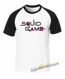 SQUID GAME - Logo Colour Black - dvojfarebné pánske tričko